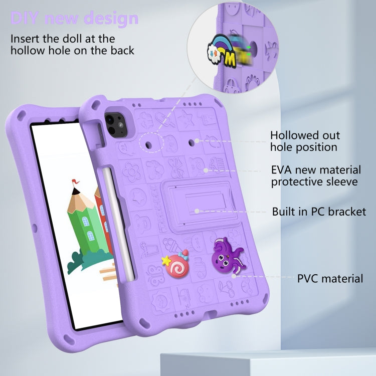 For iPad Pro 11 2025 / 2024 Hi Baby EVA Full Body Tablet Case with Strap