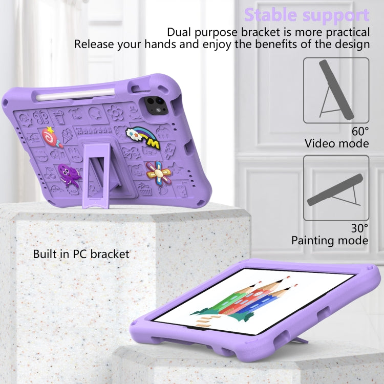 For iPad Pro 11 2025 / 2024 Hi Baby EVA Full Body Tablet Case with Strap