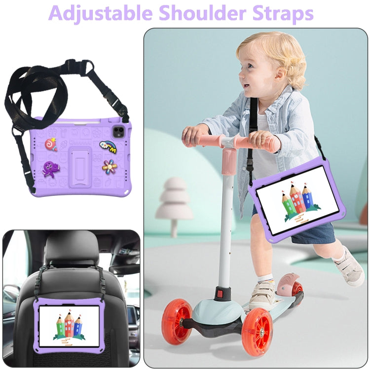For iPad Pro 11 2025 / 2024 Hi Baby EVA Full Body Tablet Case with Strap