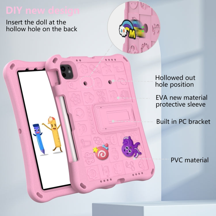 For iPad Pro 11 2025 / 2024 Hi Baby EVA Full Body Tablet Case with Strap
