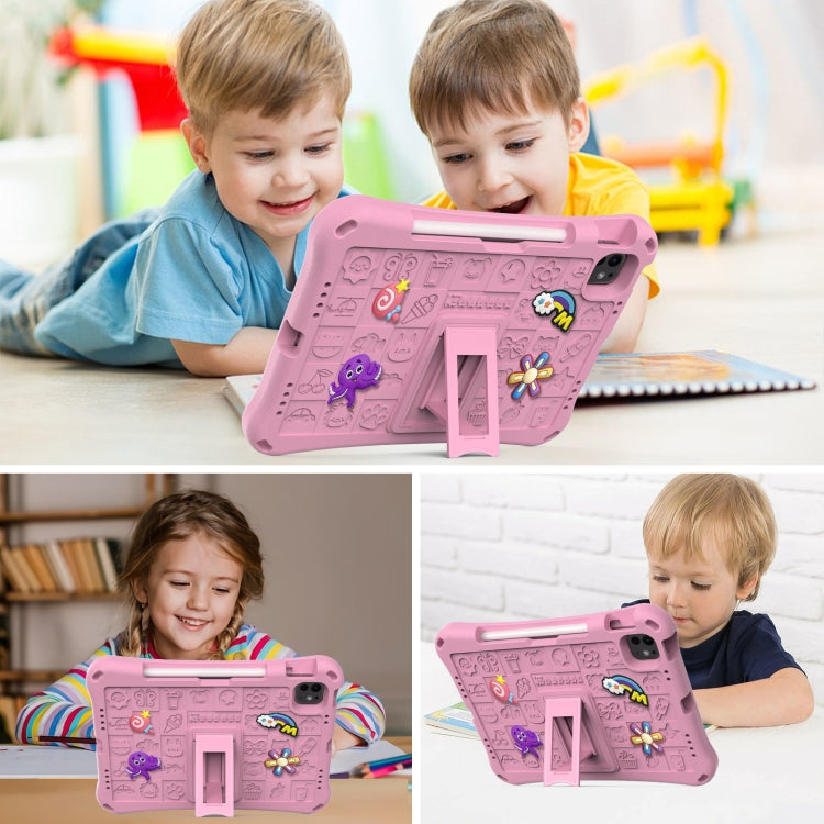 For iPad Pro 11 2025 / 2024 Hi Baby EVA Full Body Tablet Case with Strap