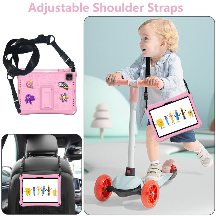 For iPad Pro 11 2025 / 2024 Hi Baby EVA Full Body Tablet Case with Strap