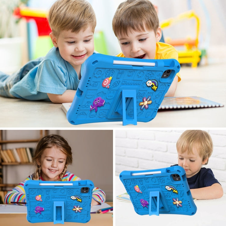 For iPad Pro 11 2025 / 2024 Hi Baby EVA Full Body Tablet Case with Strap
