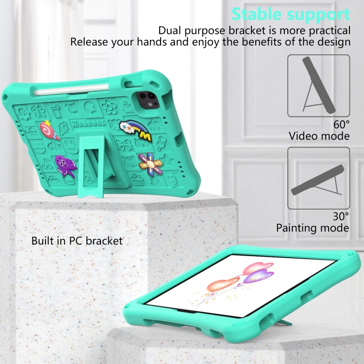 For iPad Pro 11 2025 / 2024 Hi Baby EVA Full Body Tablet Case with Strap