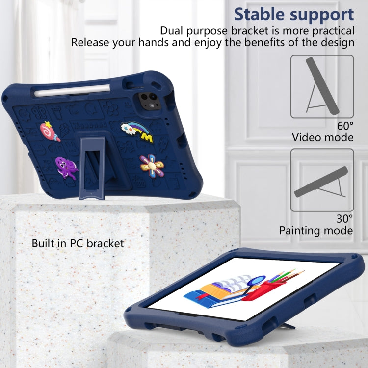 For iPad Pro 11 2025 / 2024 Hi Baby EVA Full Body Tablet Case with Strap