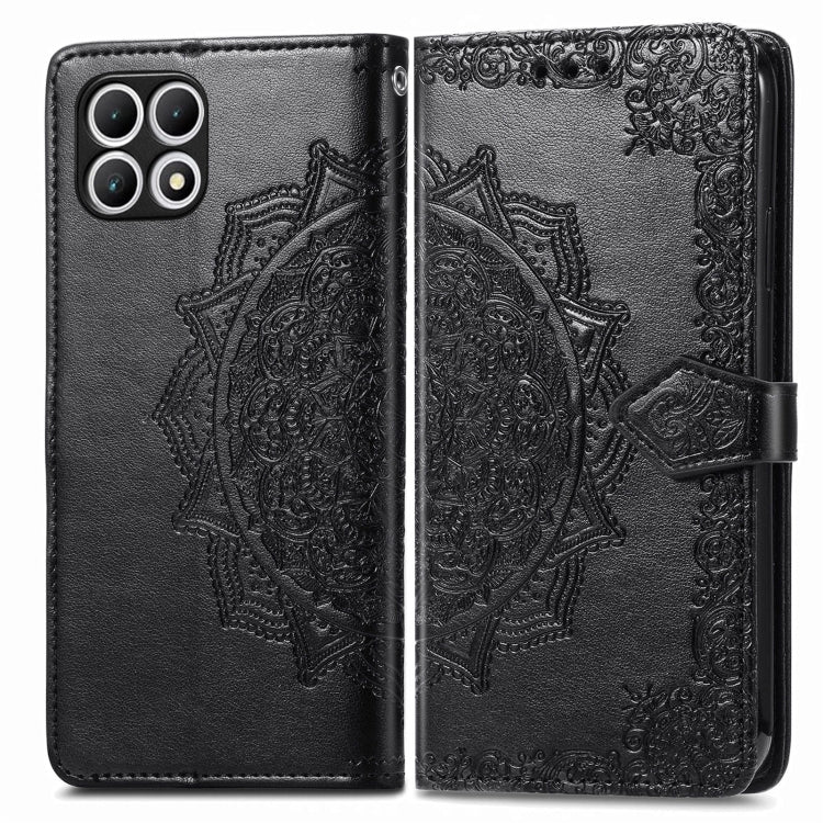 For T-Mobile REVVL 7 5G Mandala Flower Embossed Leather Phone Case
