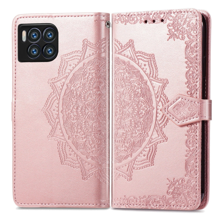 For T-Mobile REVVL 7 Pro 5G Mandala Flower Embossed Leather Phone Case