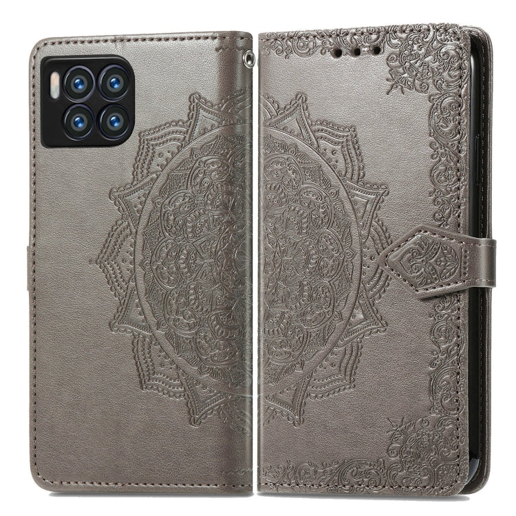 For T-Mobile REVVL 7 Pro 5G Mandala Flower Embossed Leather Phone Case