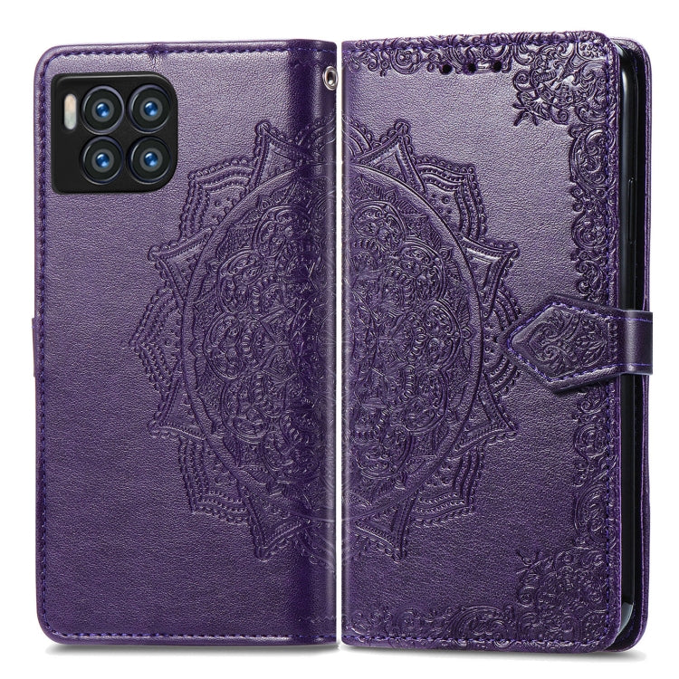 For T-Mobile REVVL 7 Pro 5G Mandala Flower Embossed Leather Phone Case