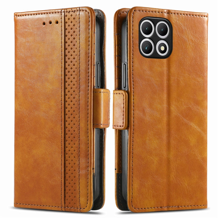For T-Mobile T Phone 2 5G CaseNeo Splicing Dual Magnetic Buckle Leather Phone Case
