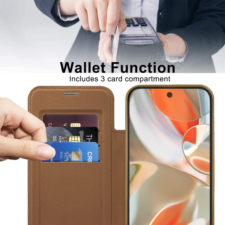 For Google Pixel 9 Pro XL Shield Magsafe RFID Anti-theft Rhombus Leather Phone Case
