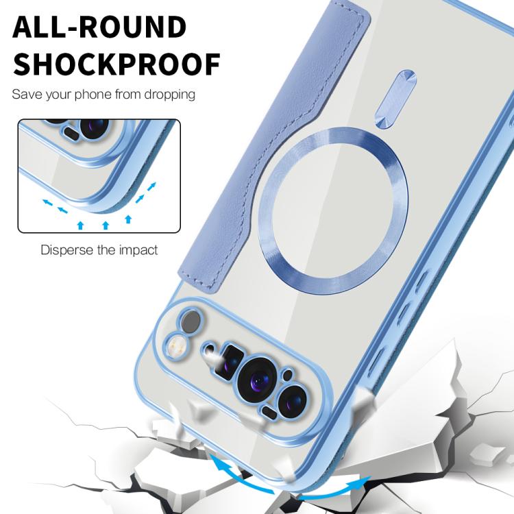 For Google Pixel 10 Pro XL Shield Magsafe RFID Anti-theft Rhombus Leather Phone Case