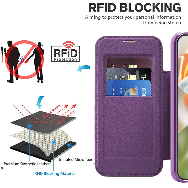 For Google Pixel 10 Pro XL Shield Magsafe RFID Anti-theft Rhombus Leather Phone Case