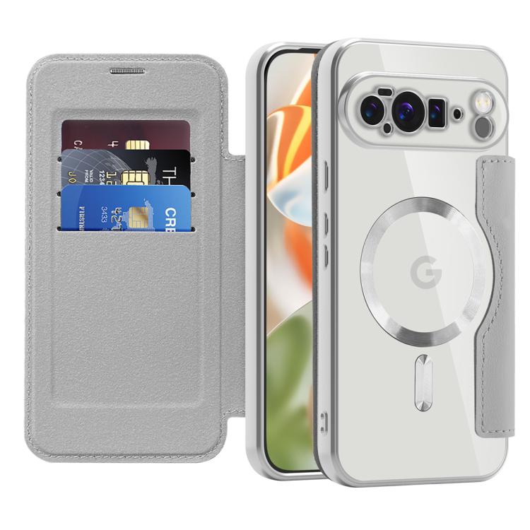 For Google Pixel 10 Pro XL Shield Magsafe RFID Anti-theft Rhombus Leather Phone Case