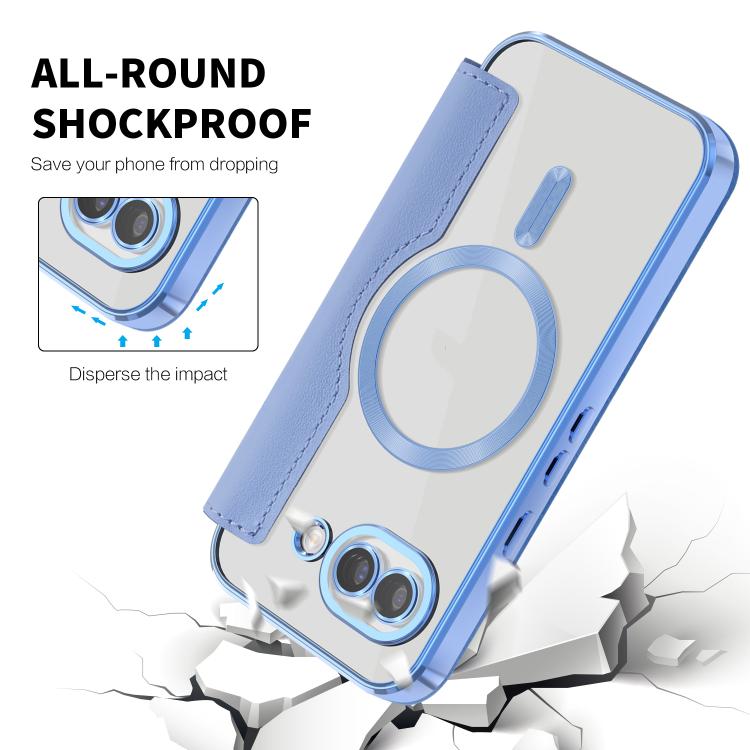For Google Pixel 10a Shield Magsafe RFID Anti-theft Rhombus Leather Phone Case