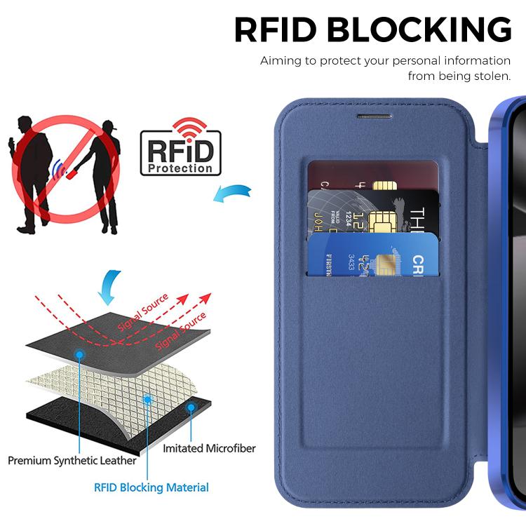 For Google Pixel 10a Shield Magsafe RFID Anti-theft Rhombus Leather Phone Case