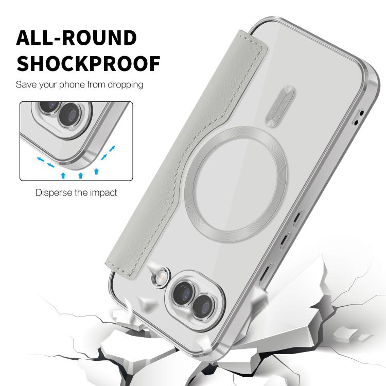 For Google Pixel 10a Shield Magsafe RFID Anti-theft Rhombus Leather Phone Case