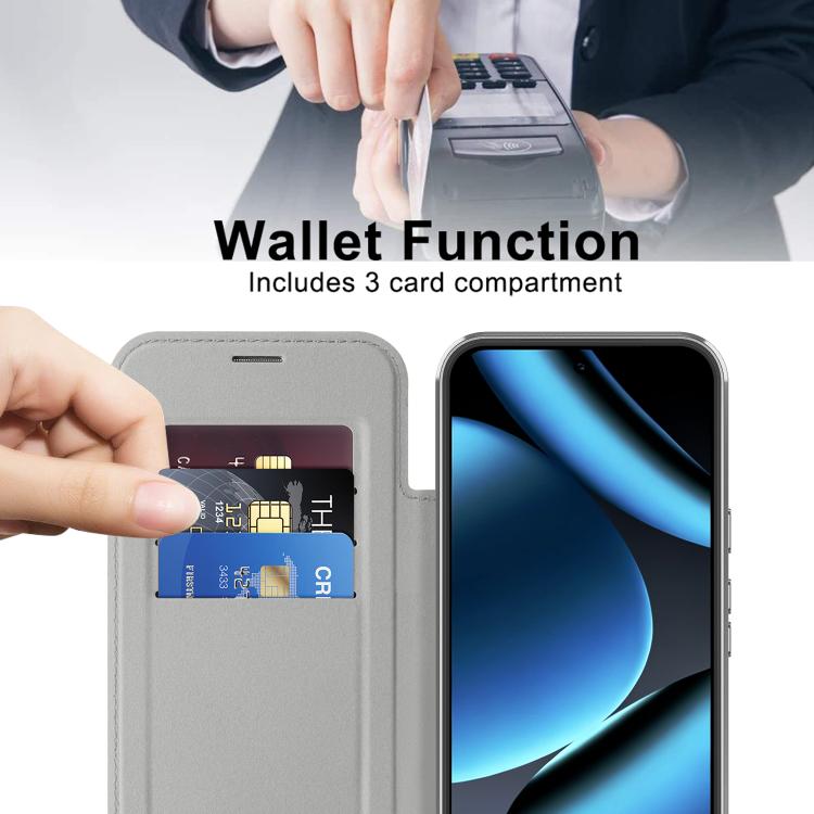 For Google Pixel 11 Shield Magsafe RFID Anti-theft Rhombus Leather Phone Case