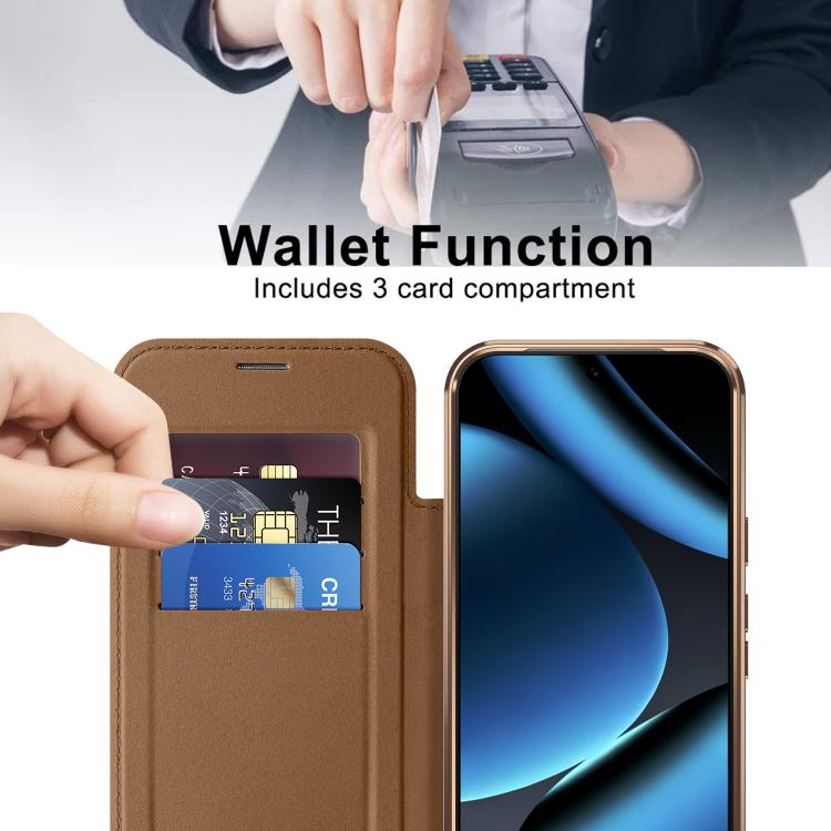 For Google Pixel 11 Pro Shield Magsafe RFID Anti-theft Rhombus Leather Phone Case