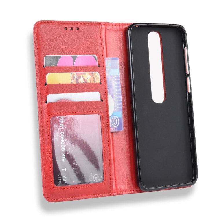 Magnetic Buckle Retro Crazy Horse Texture Horizontal Flip Leather Case for Vodafone Smart V10 (VFD730) , with Holder & Card Slots & Photo Frame