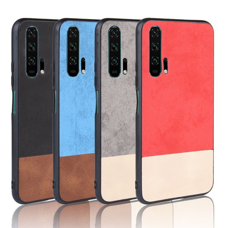 Shockproof Color Matching Denim PC + PU + TPU Protective Case for Huawei Honor 20 Pro