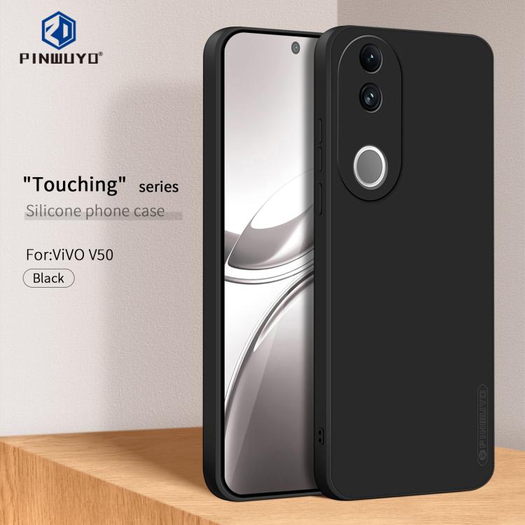 For vivo V50 PINWUYO Sense Series Liquid Silicone TPU Phone Case