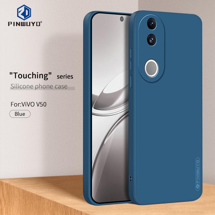 For vivo V50 PINWUYO Sense Series Liquid Silicone TPU Phone Case