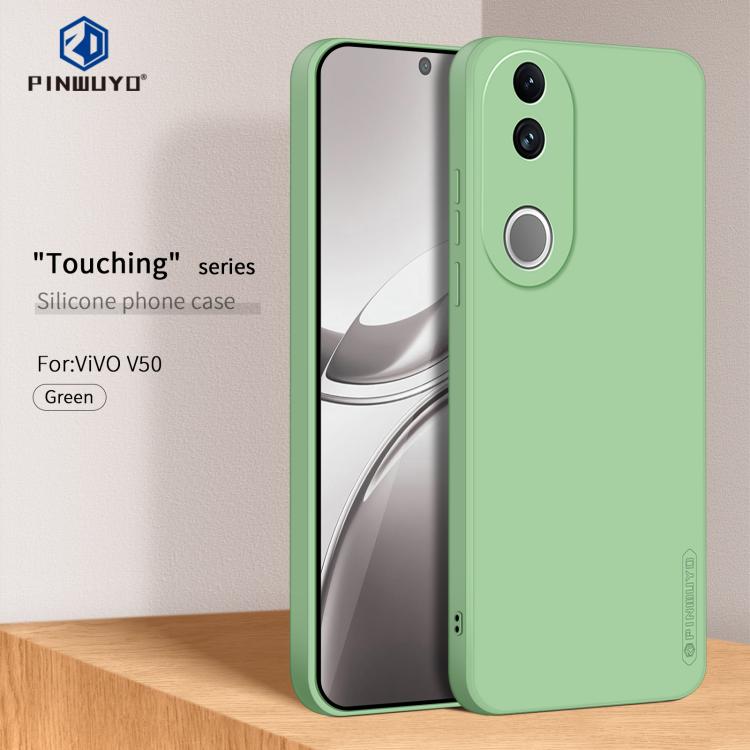 For vivo V50 PINWUYO Sense Series Liquid Silicone TPU Phone Case