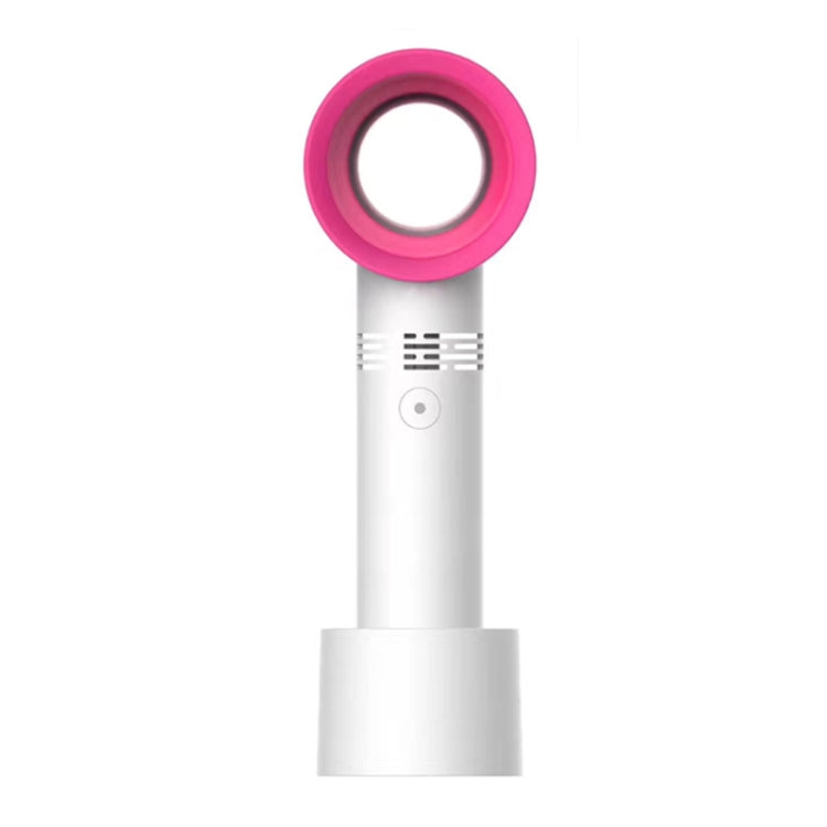 Portable Handheld USB Leafless Fan(White)