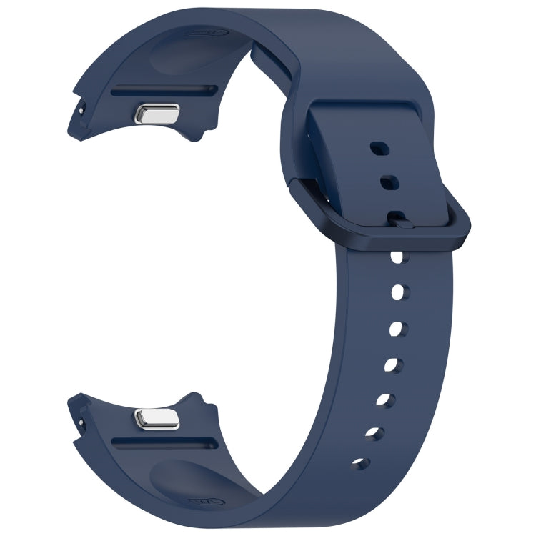 For Samsung Galaxy Watch FE 40mm Solid Color Colorful Buckle Quick Release Silicone Watch Band
