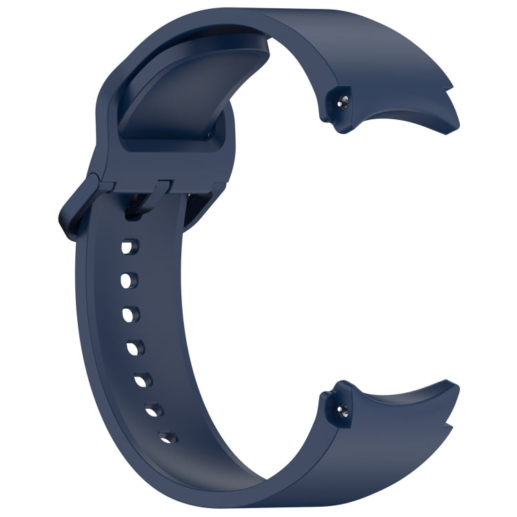 For Samsung Galaxy Watch FE 40mm Solid Color Colorful Buckle Quick Release Silicone Watch Band