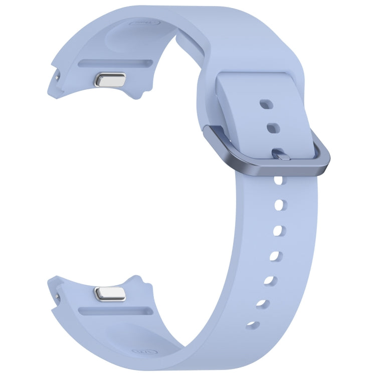 For Samsung Galaxy Watch FE 40mm Solid Color Colorful Buckle Quick Release Silicone Watch Band