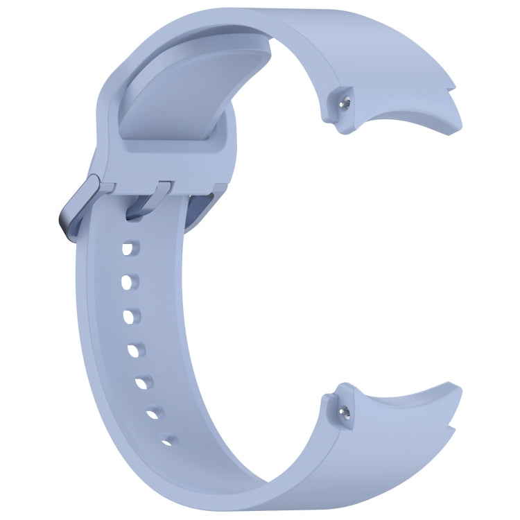 For Samsung Galaxy Watch FE 40mm Solid Color Colorful Buckle Quick Release Silicone Watch Band
