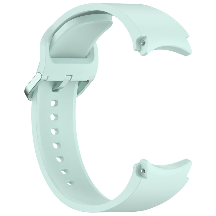 For Samsung Galaxy Watch FE 40mm Solid Color Colorful Buckle Quick Release Silicone Watch Band
