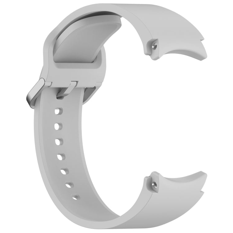For Samsung Galaxy Watch FE 40mm Solid Color Colorful Buckle Quick Release Silicone Watch Band