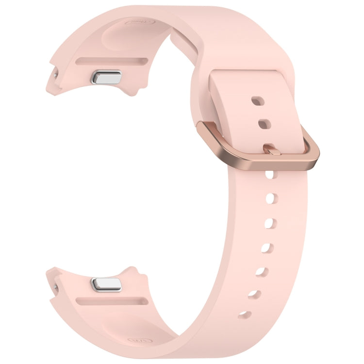 For Samsung Galaxy Watch FE 40mm Solid Color Colorful Buckle Quick Release Silicone Watch Band