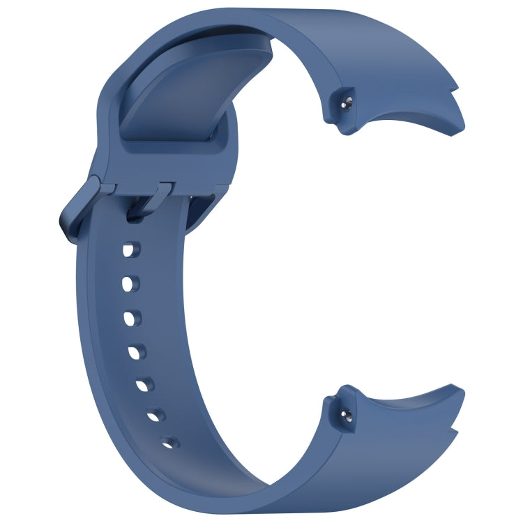 For Samsung Galaxy Watch FE 40mm Solid Color Colorful Buckle Quick Release Silicone Watch Band