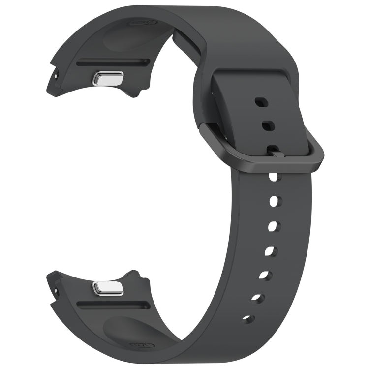 For Samsung Galaxy Watch FE 40mm Solid Color Colorful Buckle Quick Release Silicone Watch Band