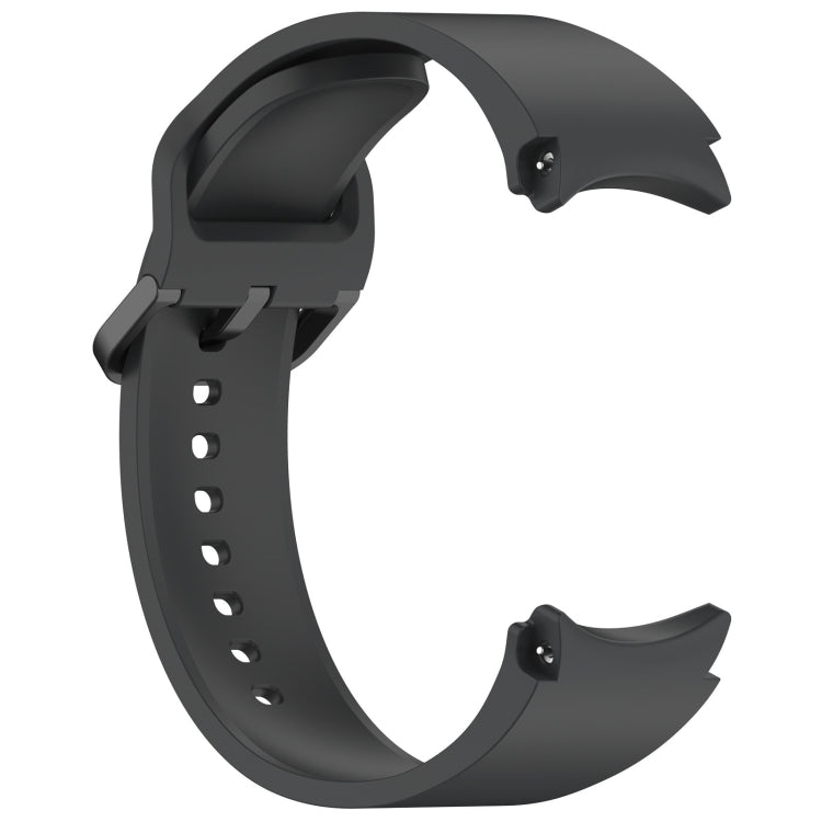 For Samsung Galaxy Watch FE 40mm Solid Color Colorful Buckle Quick Release Silicone Watch Band