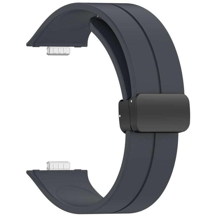 For Huawei Watch Fit3 Magnetic Folding Buckle Silicone Watch Band