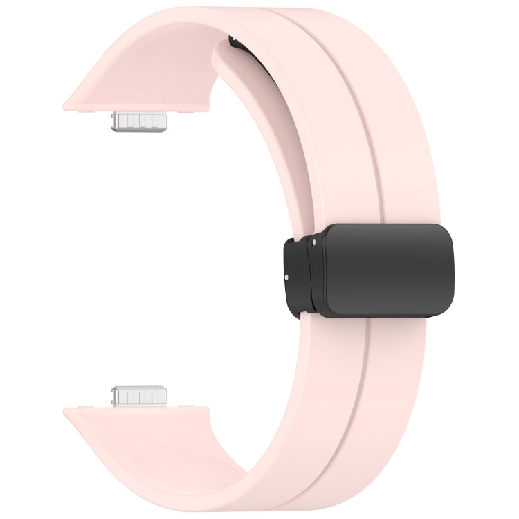 For Huawei Watch Fit3 Magnetic Folding Buckle Silicone Watch Band