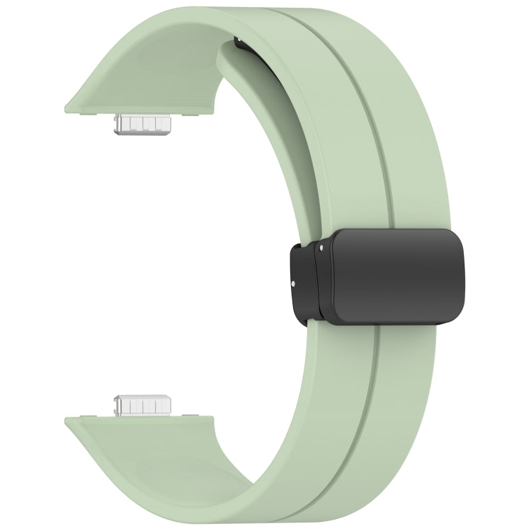 For Huawei Watch Fit3 Magnetic Folding Buckle Silicone Watch Band