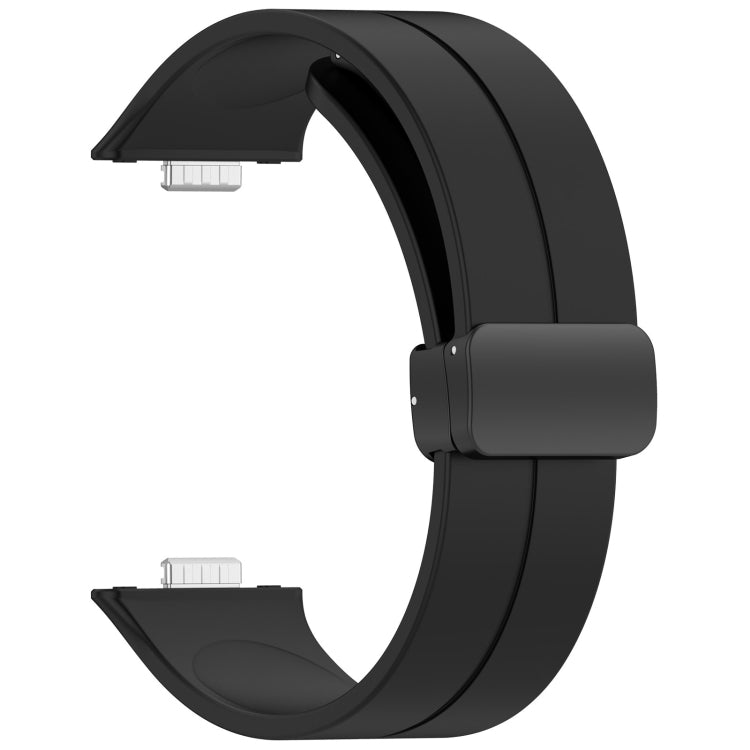 For Huawei Watch Fit3 Magnetic Folding Buckle Silicone Watch Band