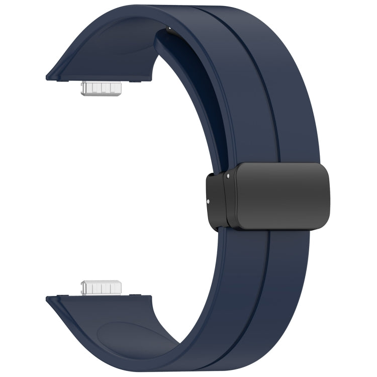 For Huawei Watch Fit3 Magnetic Folding Buckle Silicone Watch Band