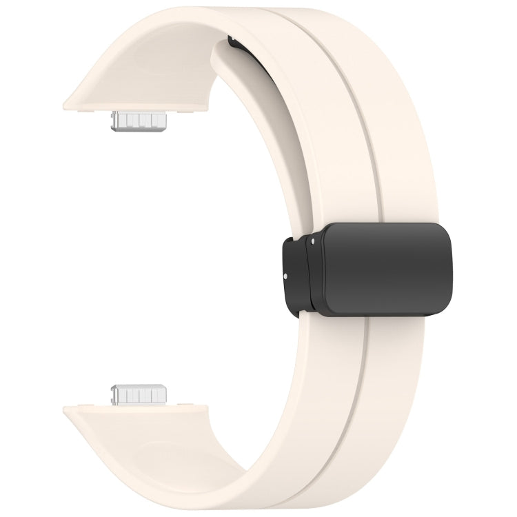 For Huawei Watch Fit3 Magnetic Folding Buckle Silicone Watch Band