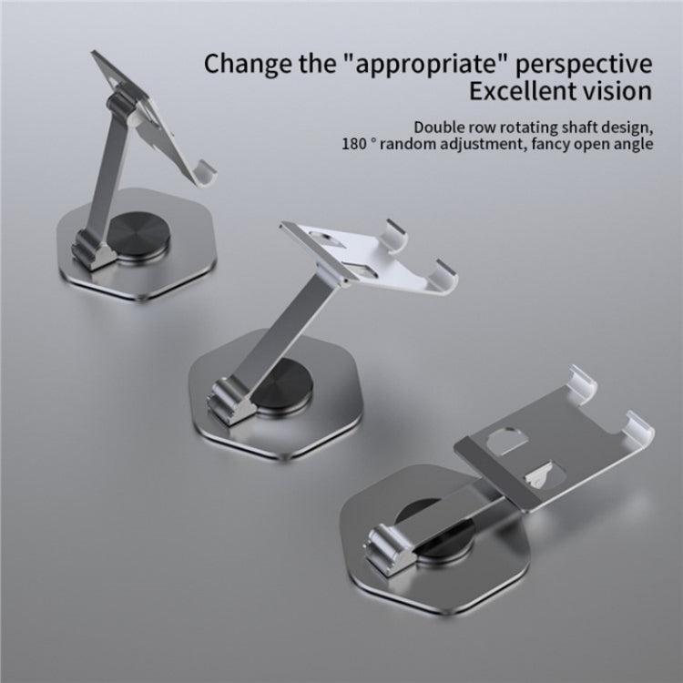 YY-020 360 Degree Rotation Folding Aluminum Alloy Tablet Phone Bracket