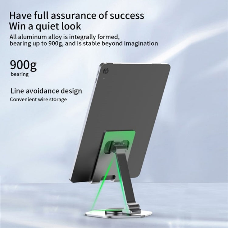 YY-020 360 Degree Rotation Folding Aluminum Alloy Tablet Phone Bracket