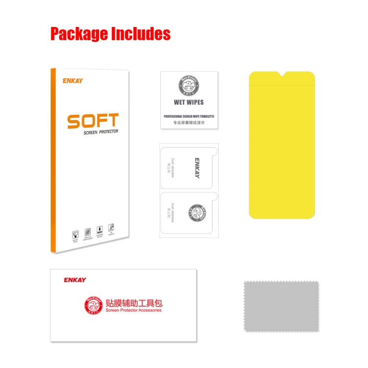 For OPPO A1x ENKAY Hat-Prince Full Glue Coverage Soft Explosion-proof Hydrogel Film
