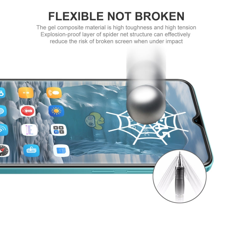 For OPPO A16e ENKAY Hat-Prince Full Glue Coverage Soft Explosion-proof Hydrogel Film
