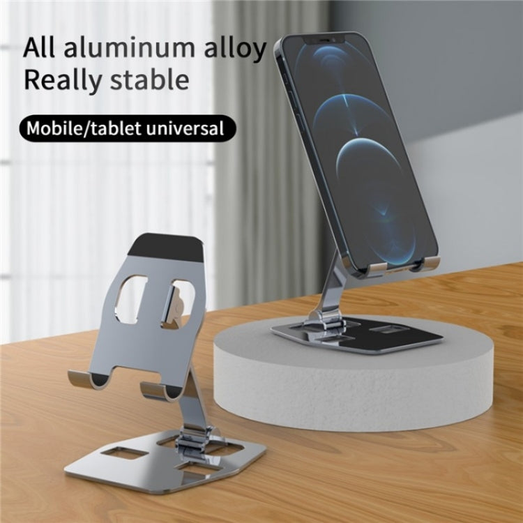 YY-018 Foldable Aluminum Alloy Desktop Phone Tablet Holder